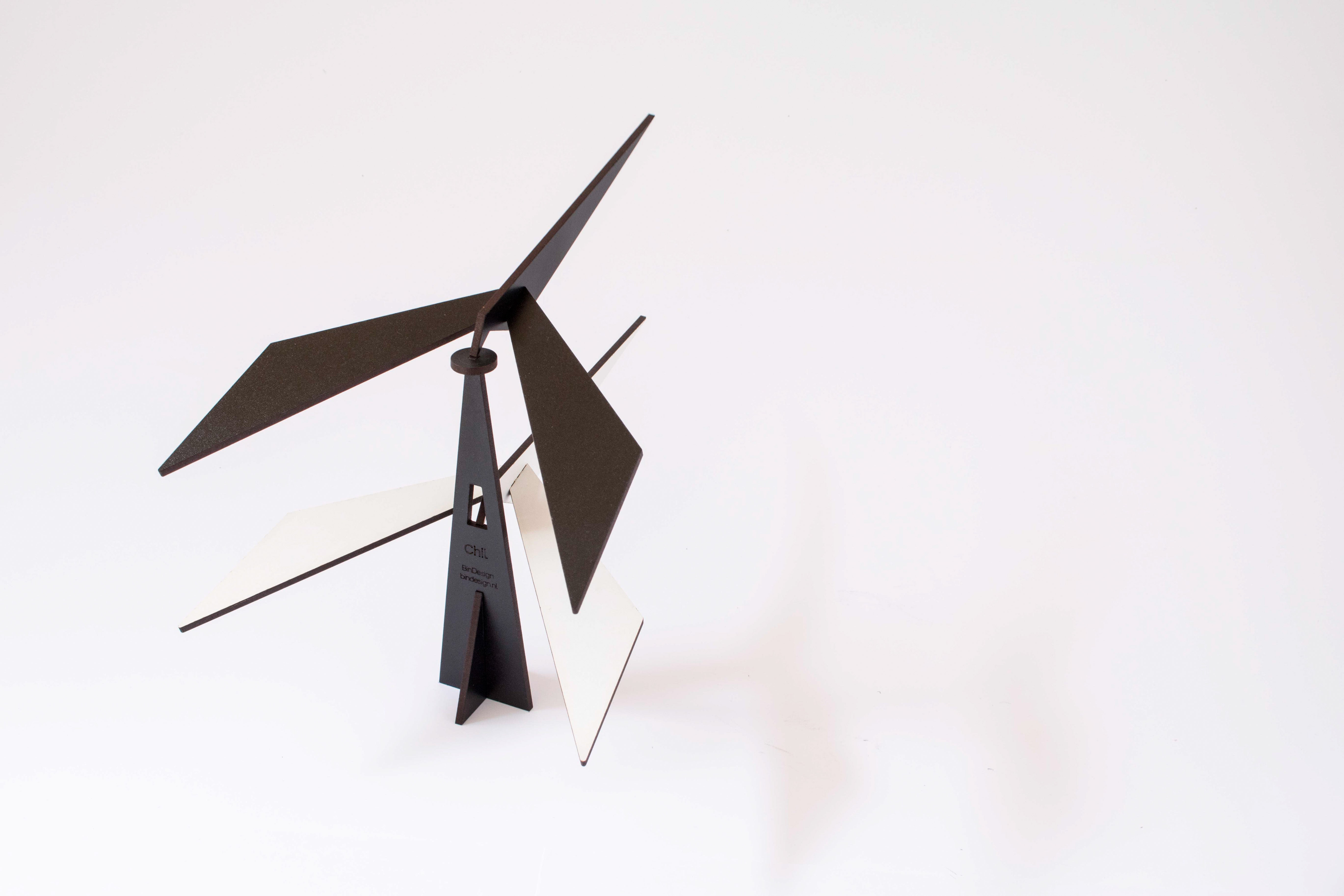 CHIL zwart - balancerende vogel mobile